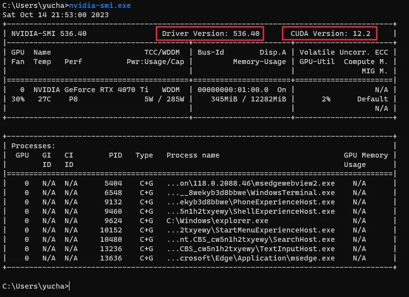 Windows CUDA 与 CUDNN 的安装与版本查看详细教程